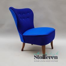 Artifort Theo Ruth clubfauteuil donkerblauw